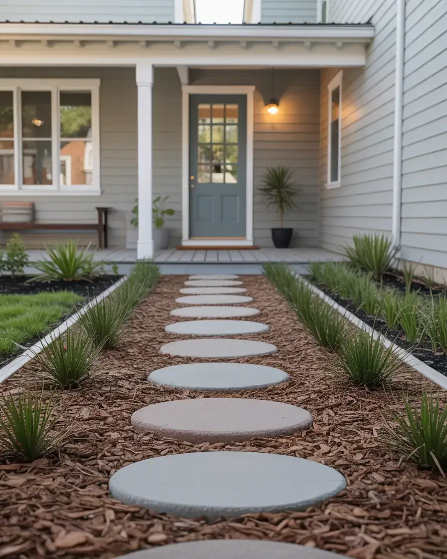 Budget DIY Path Garden 2