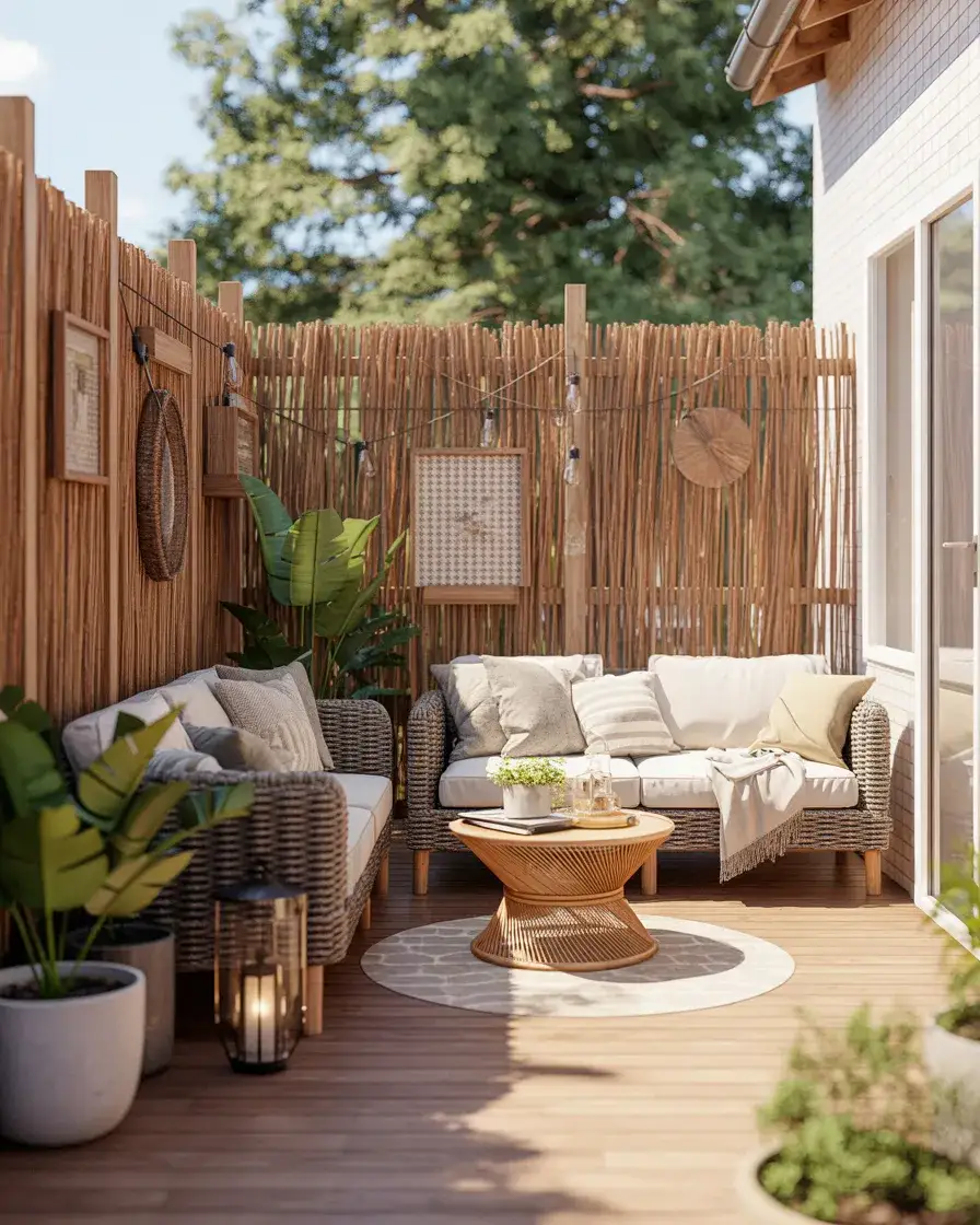 Budget DIY Reed Fence for Patios 1