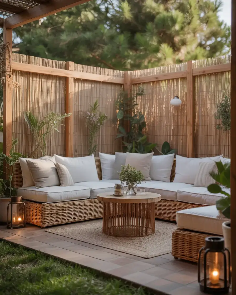 Budget DIY Reed Fence for Patios 2
