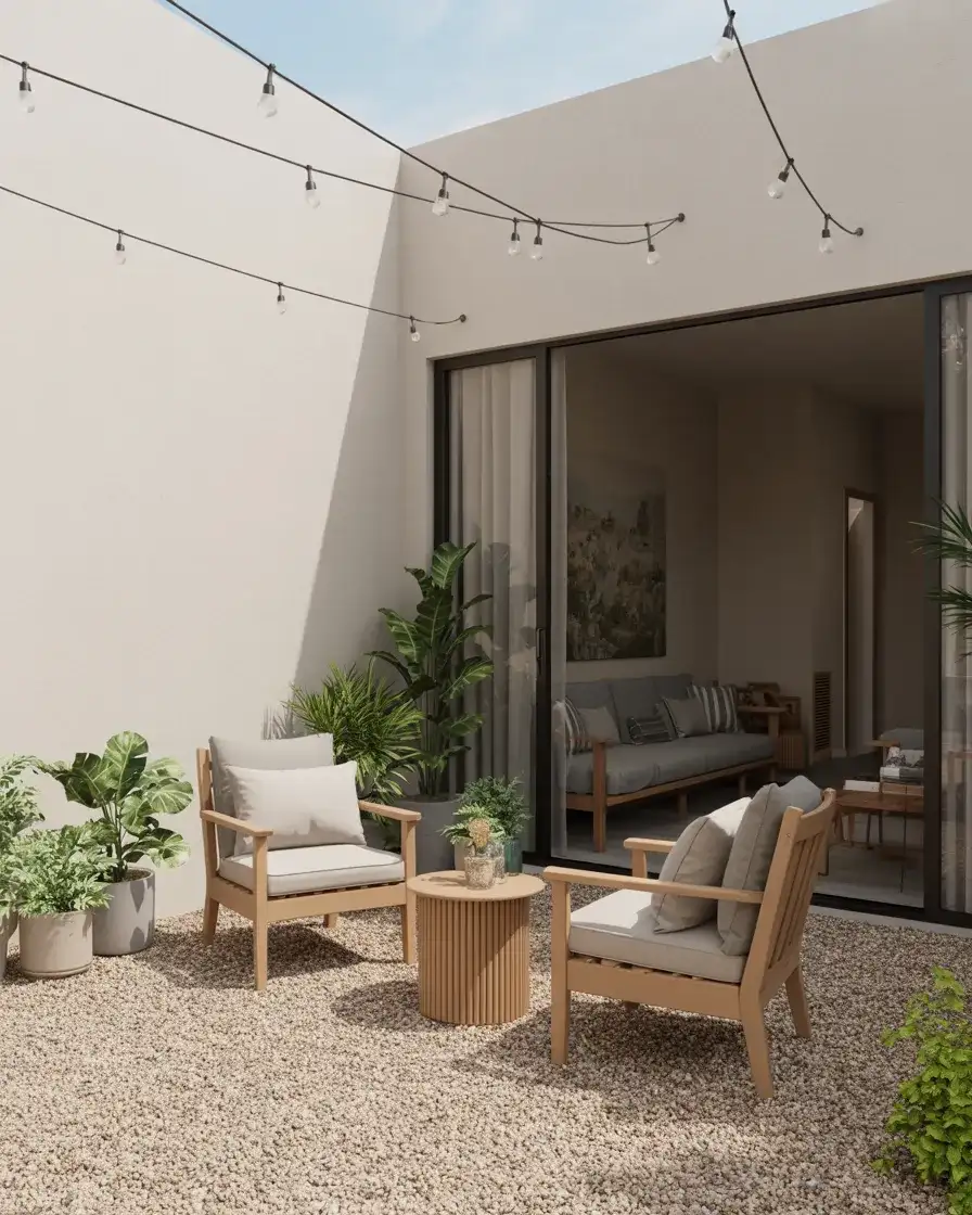 Budget-Friendly Gravel Garden Lounge 2