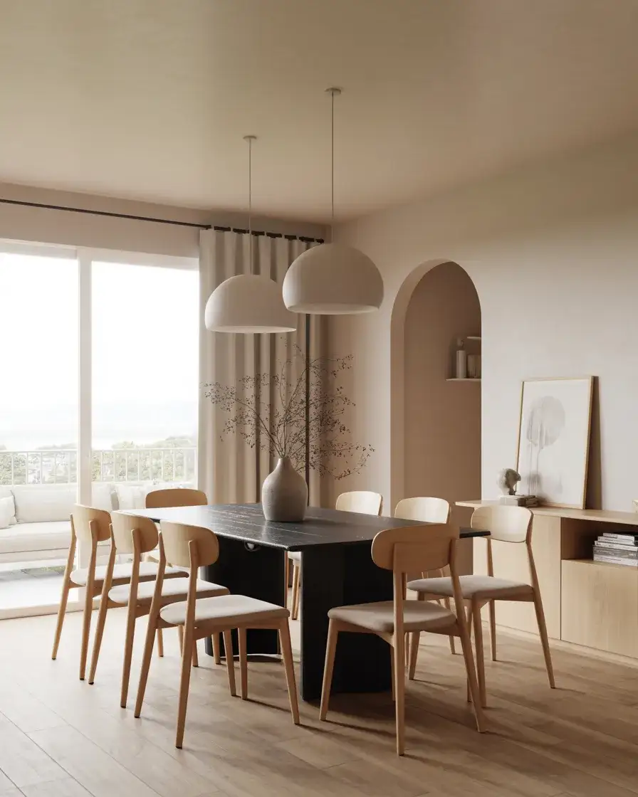 Chairs Designed for Black Dining Tables 1