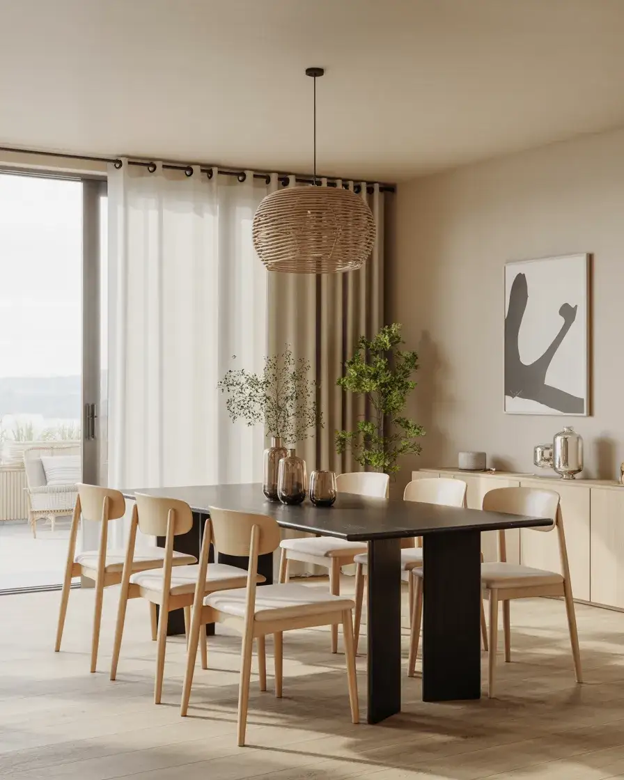 Chairs Designed for Black Dining Tables 2