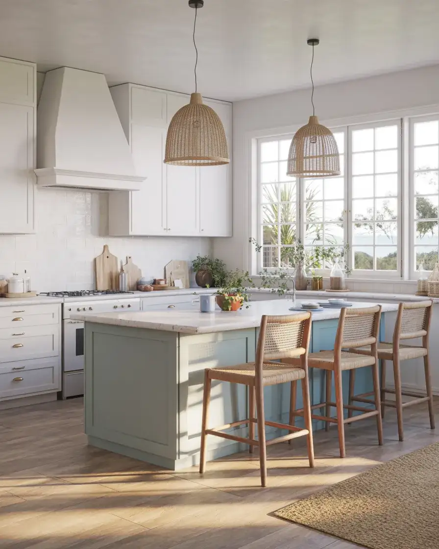 Coastal Kitchens with Breezy Light 1
