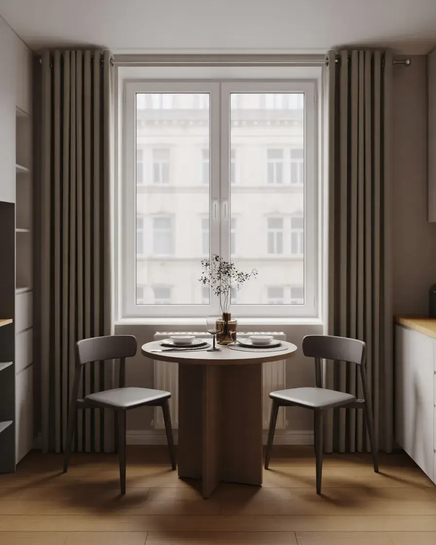 Compact Dining Nook in the Living Room 1