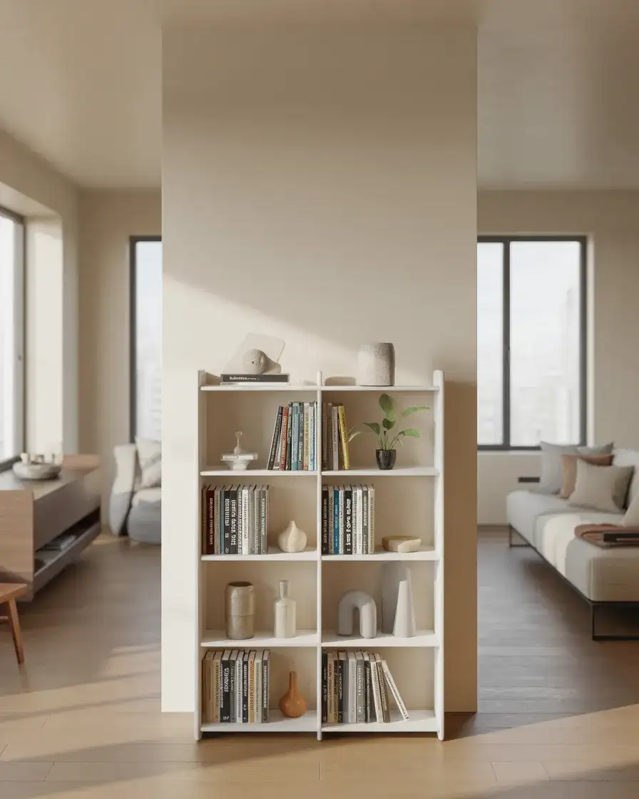 Compact Ikea Shelf Styling 1