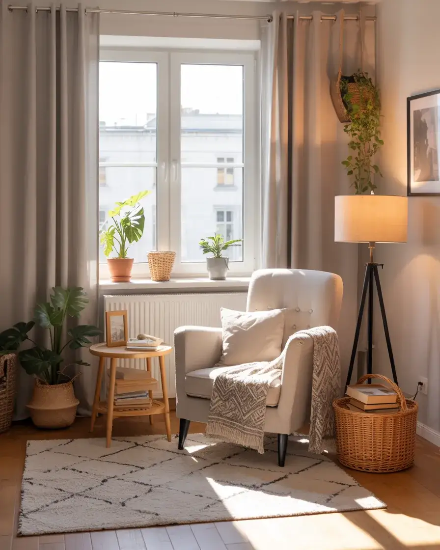 Cozy Bohemian Reading Corner 2