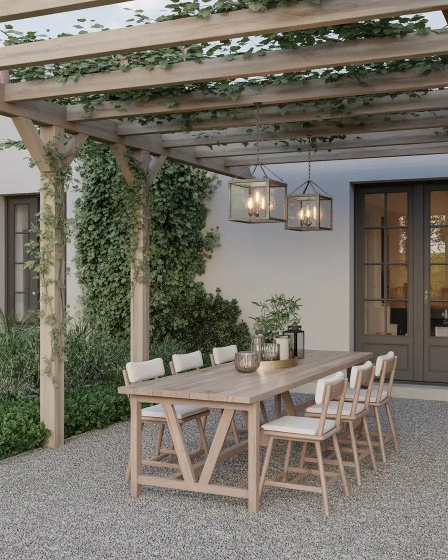 Cozy Farmhouse Backyard Patio 2