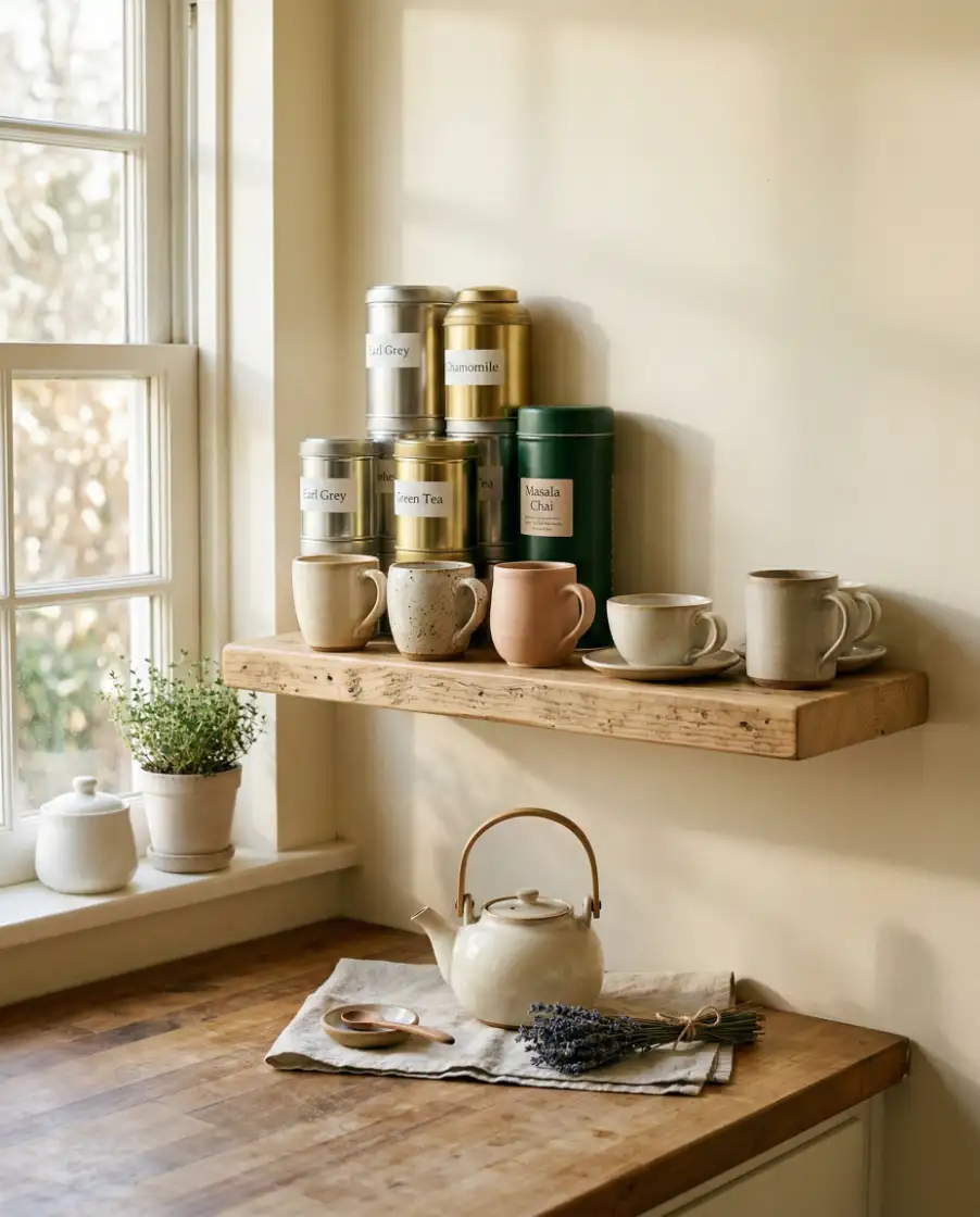 Cozy Indian-Inspired Tea Station 1