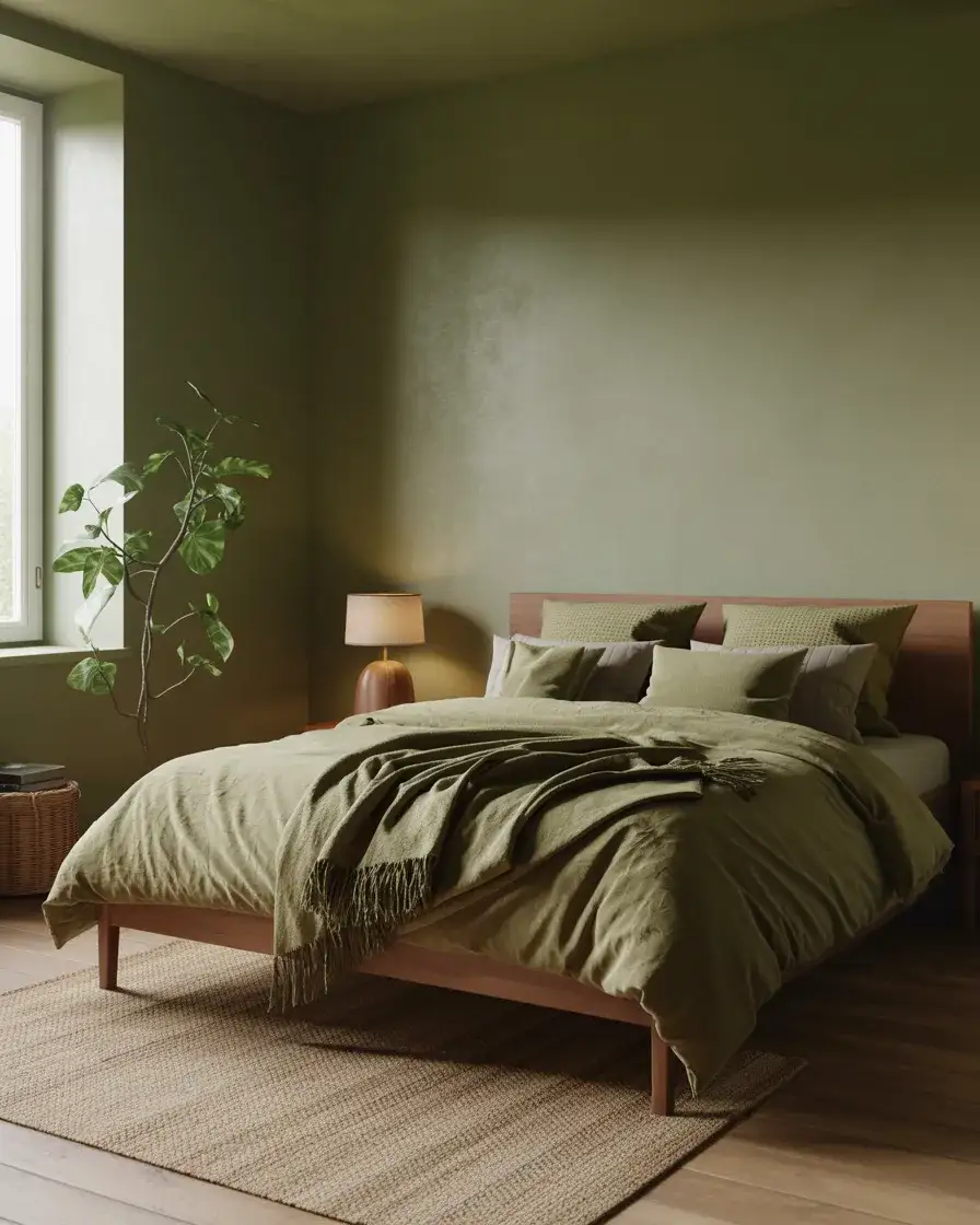 Cozy Olive Green Sanctuary 2