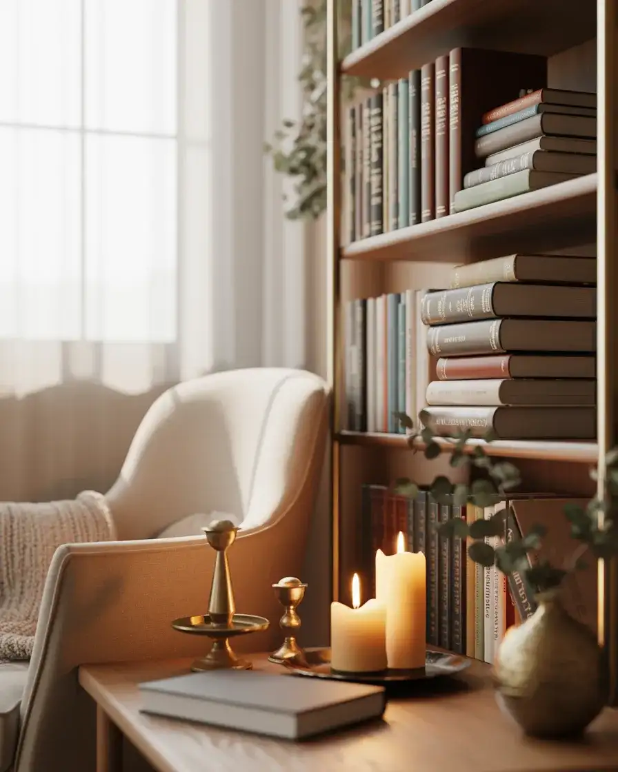 Cozy Reading Corner Shelf 1