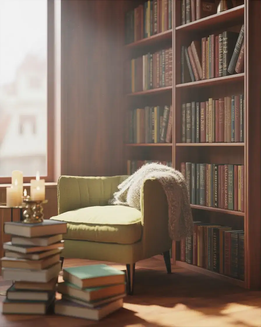 Cozy Reading Corner Shelf 2