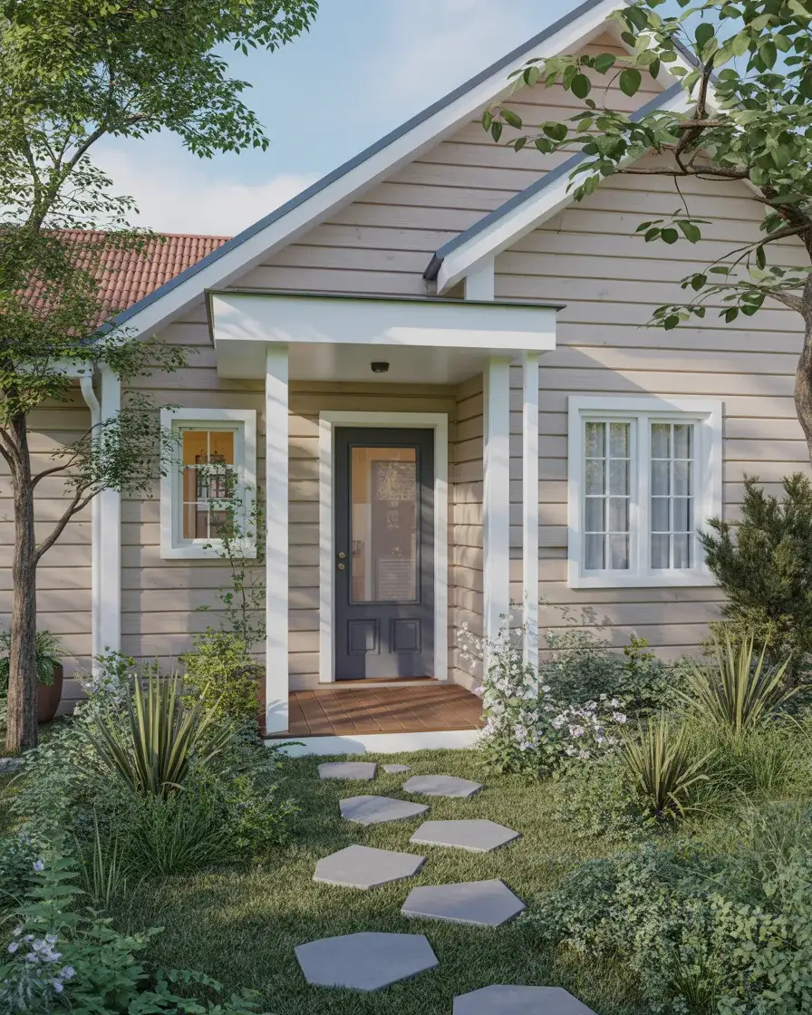 DIY Stepping Stone Pathway Garden 2