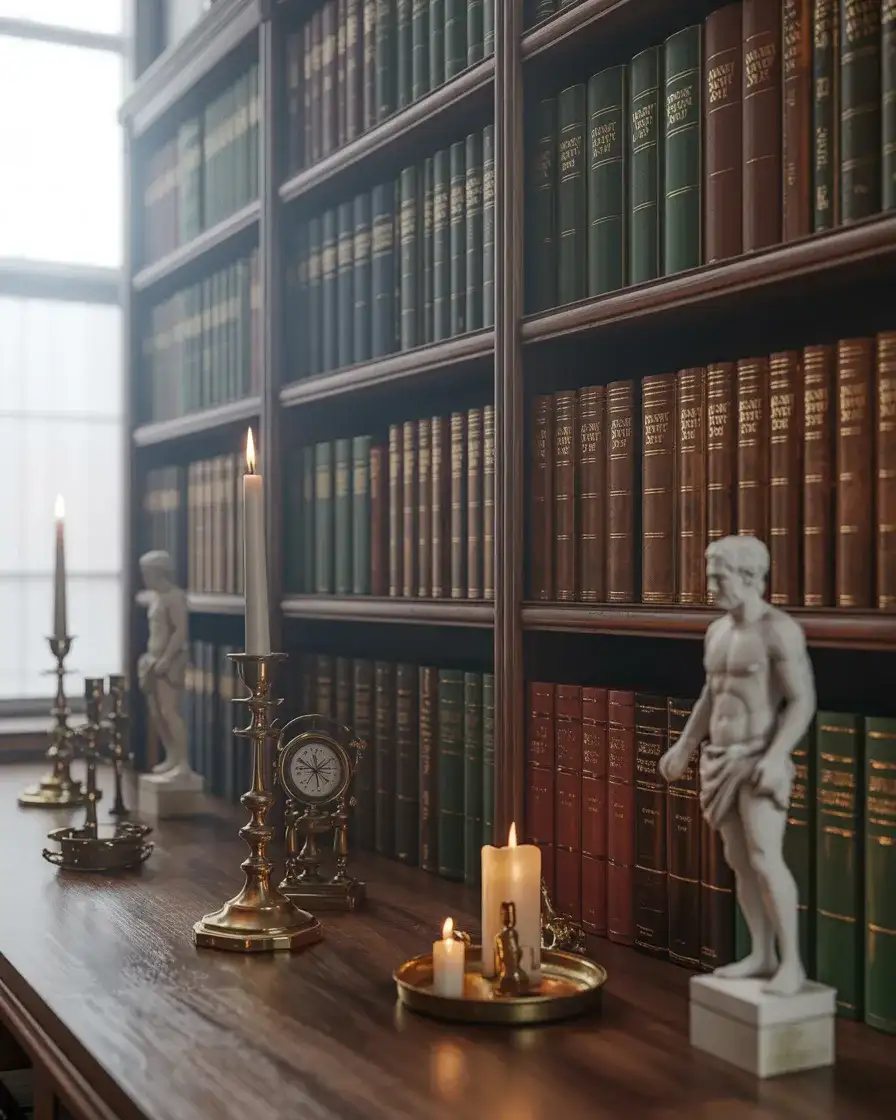 Dark Academia Inspired Shelves 2