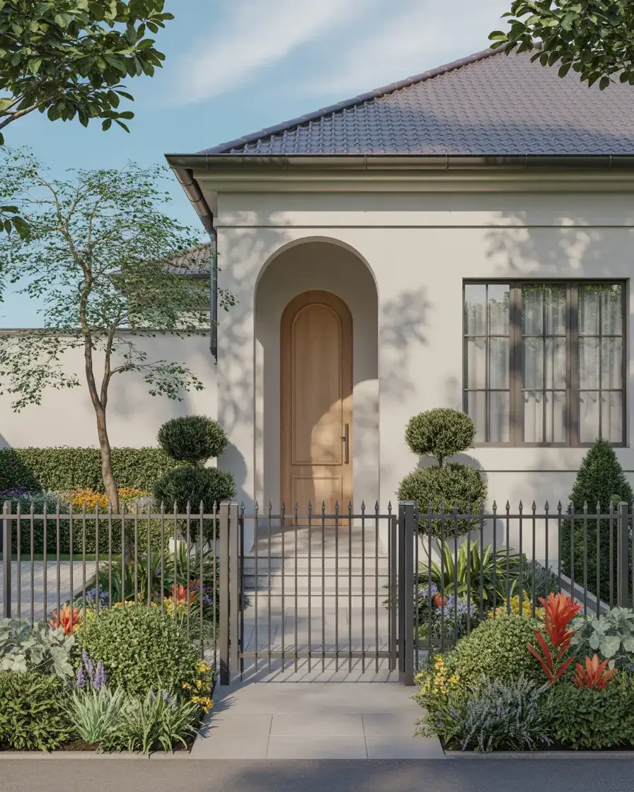 Decorative Front Garden Metal Fence 2