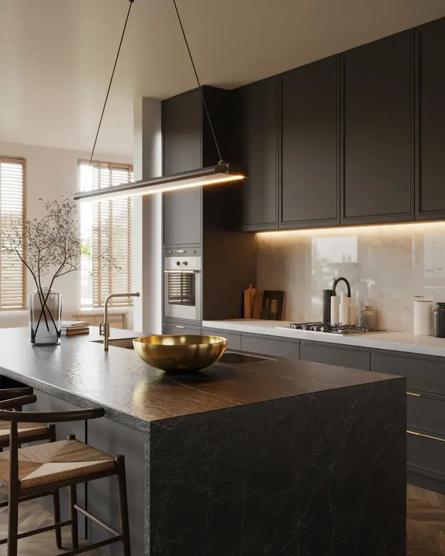 Elegant Black Stone Island Statement 1