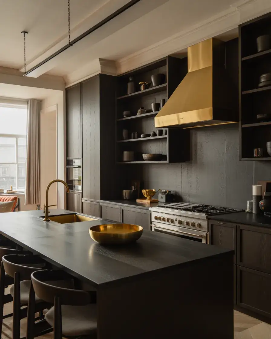 Elegant Black Stone Island Statement 2