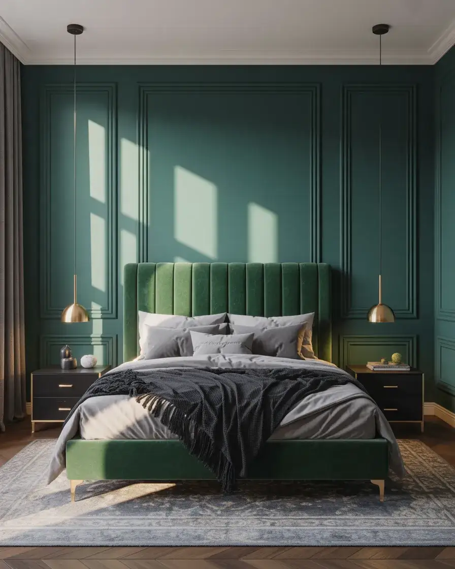 Emerald and Gold Glam 1