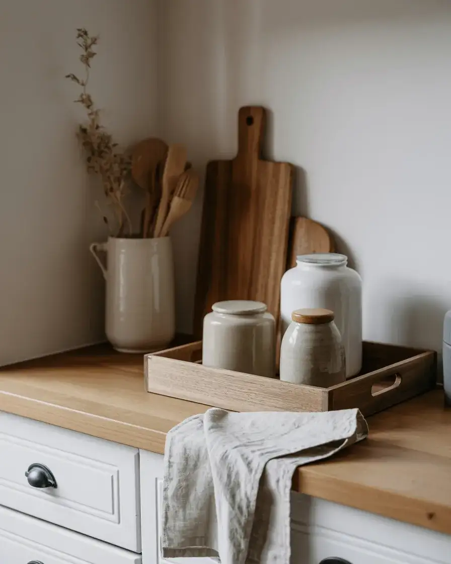 Farmhouse Kitchen Counter Styling 1