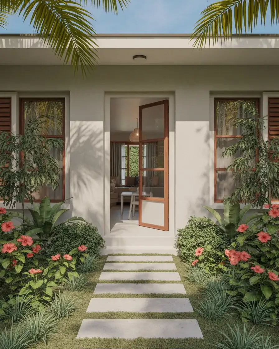 Florida Tropical Entry Garden 1