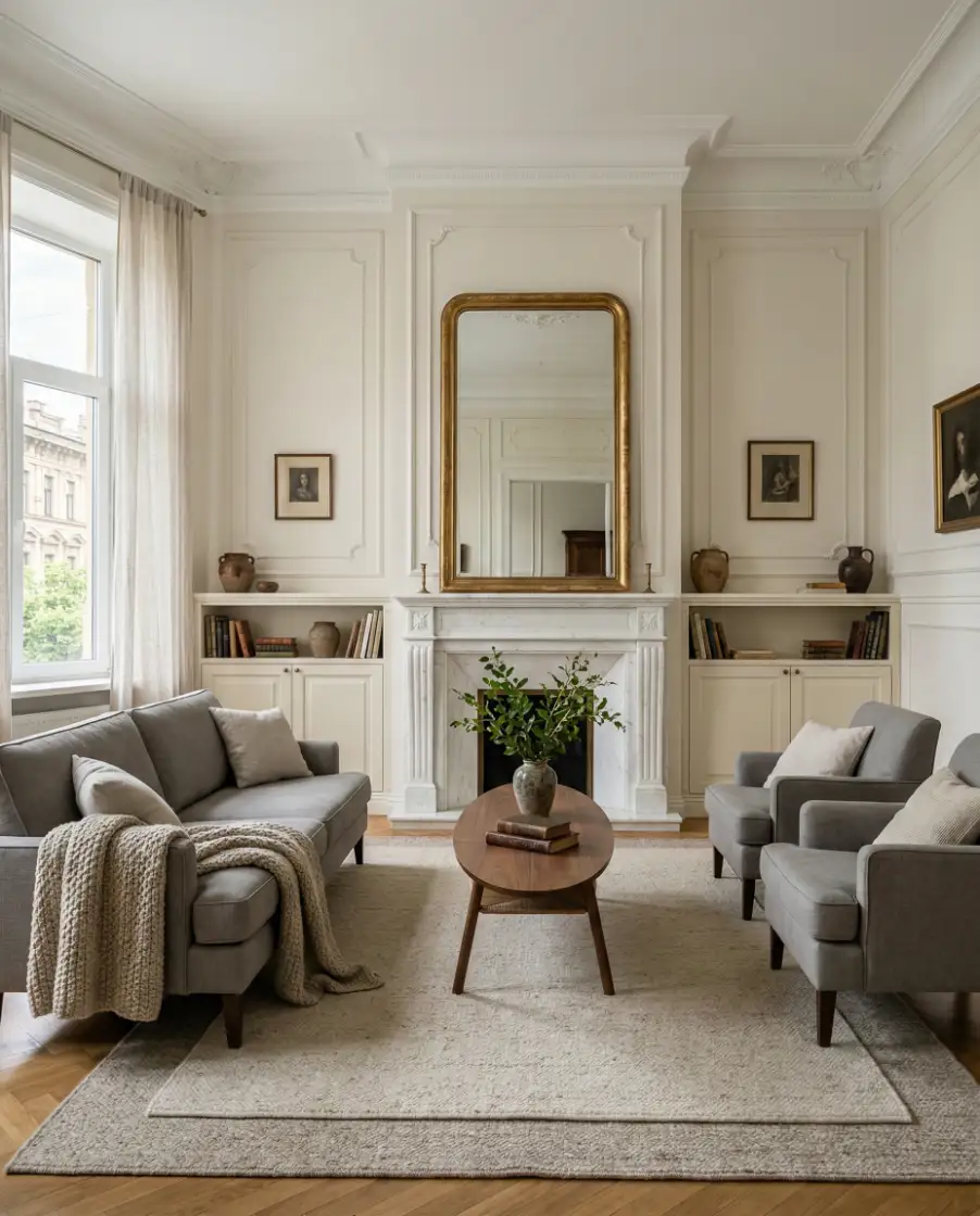 Formal Fireplace Framing 2