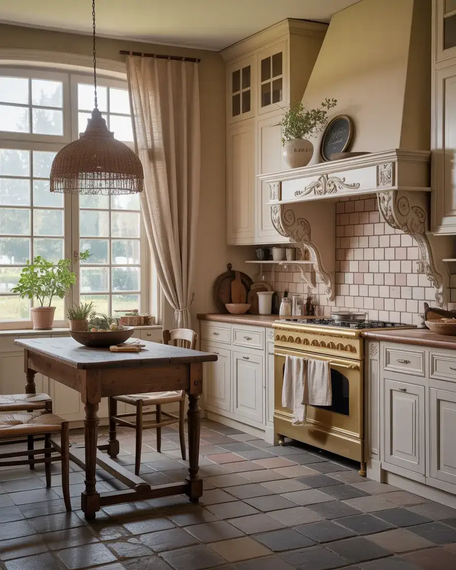 French-Inspired Kitchens with Timeless Character 1