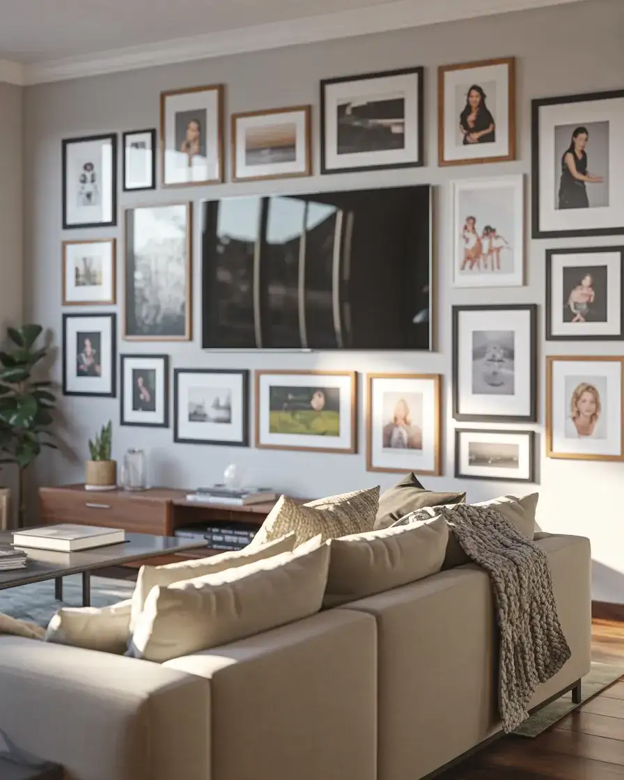 Gallery Wall TV Design 2