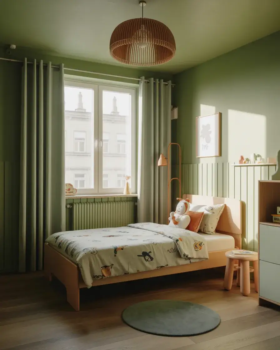Green Bedroom for Boys 1
