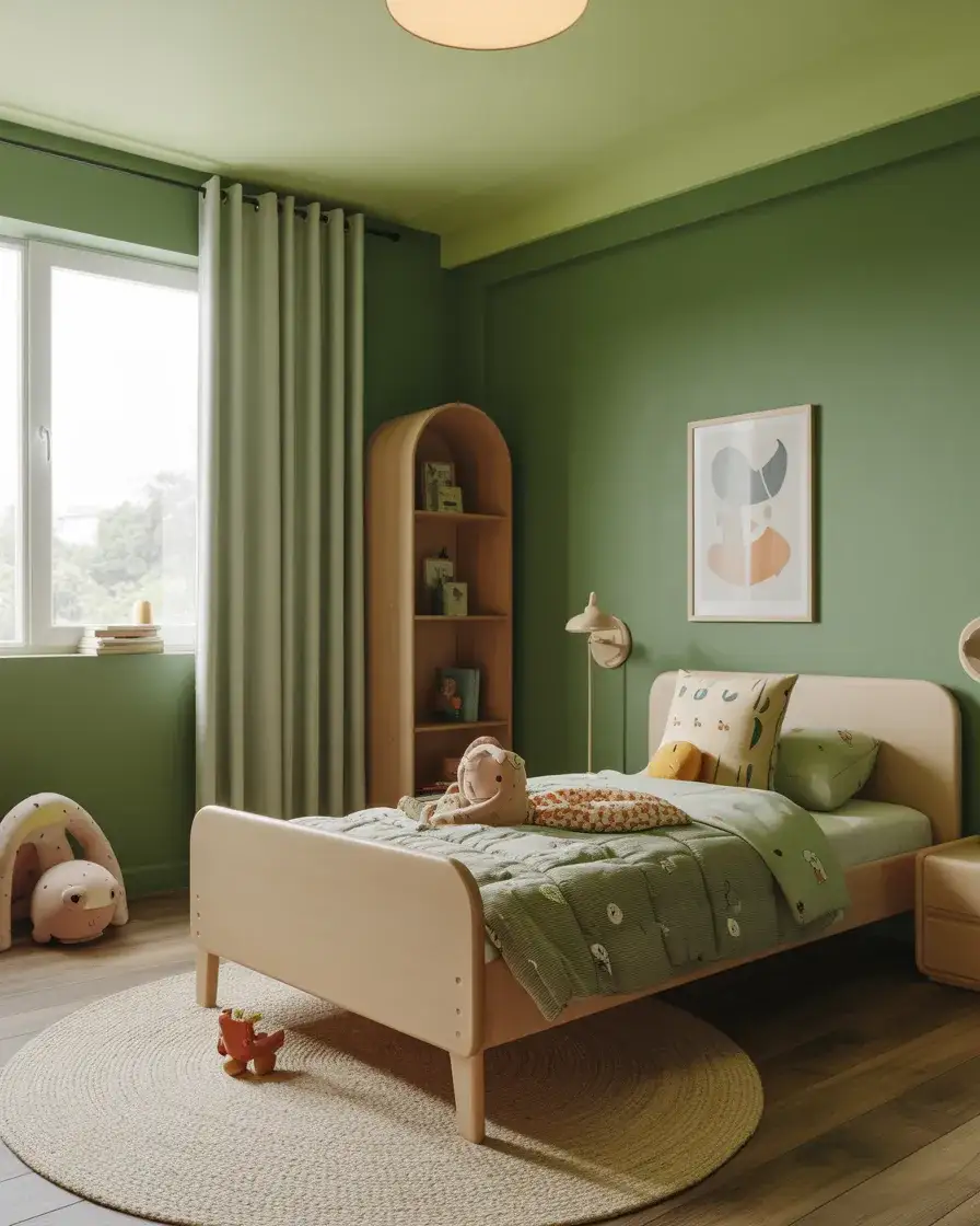 Green Bedroom for Boys 2