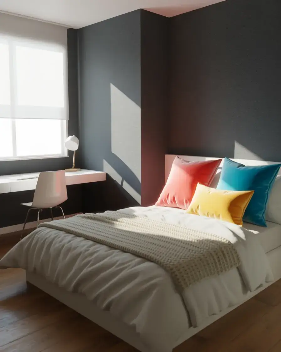 Grey Bedroom for Teens 2