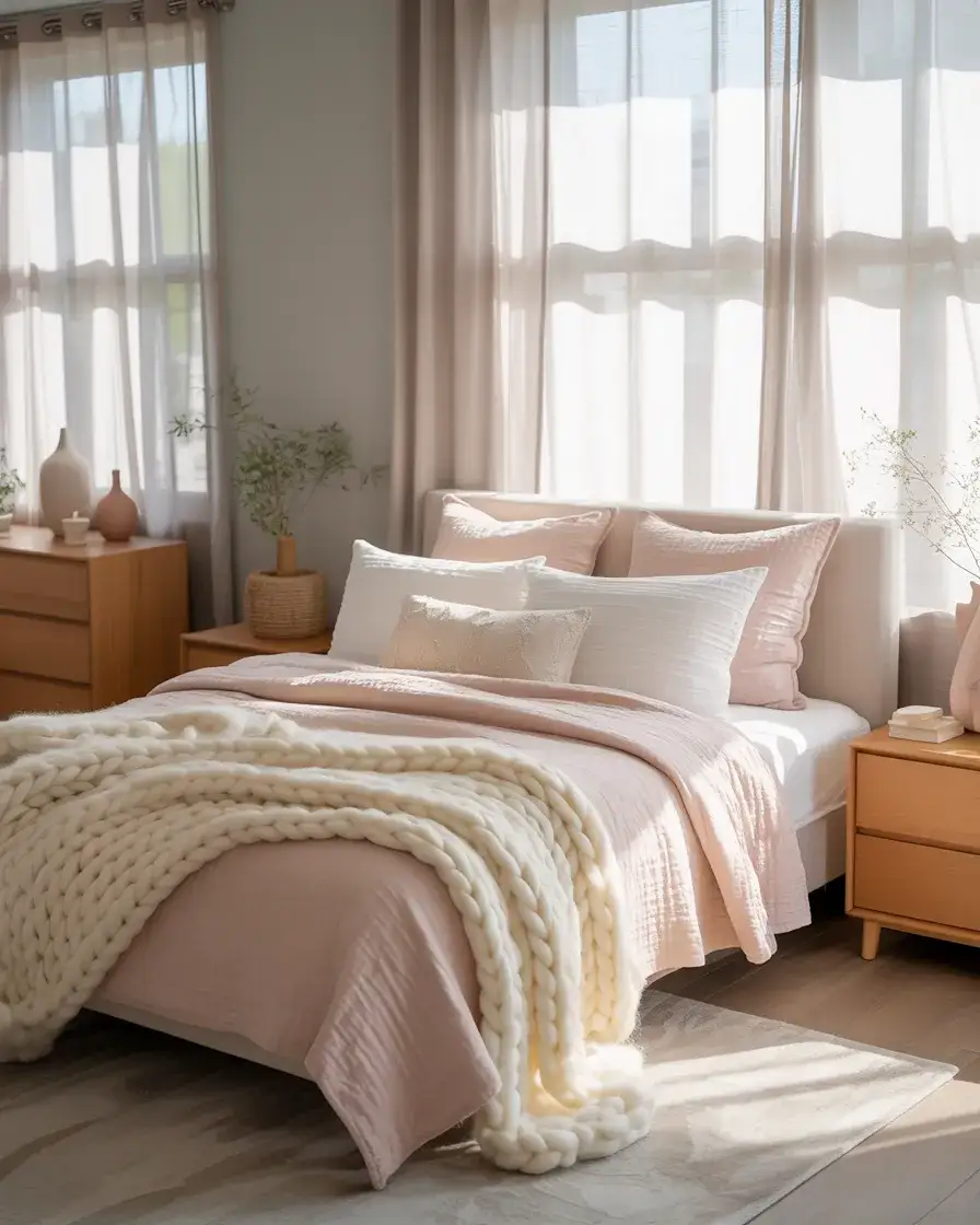 Grey and Blush Pink for Soft Comfort 2