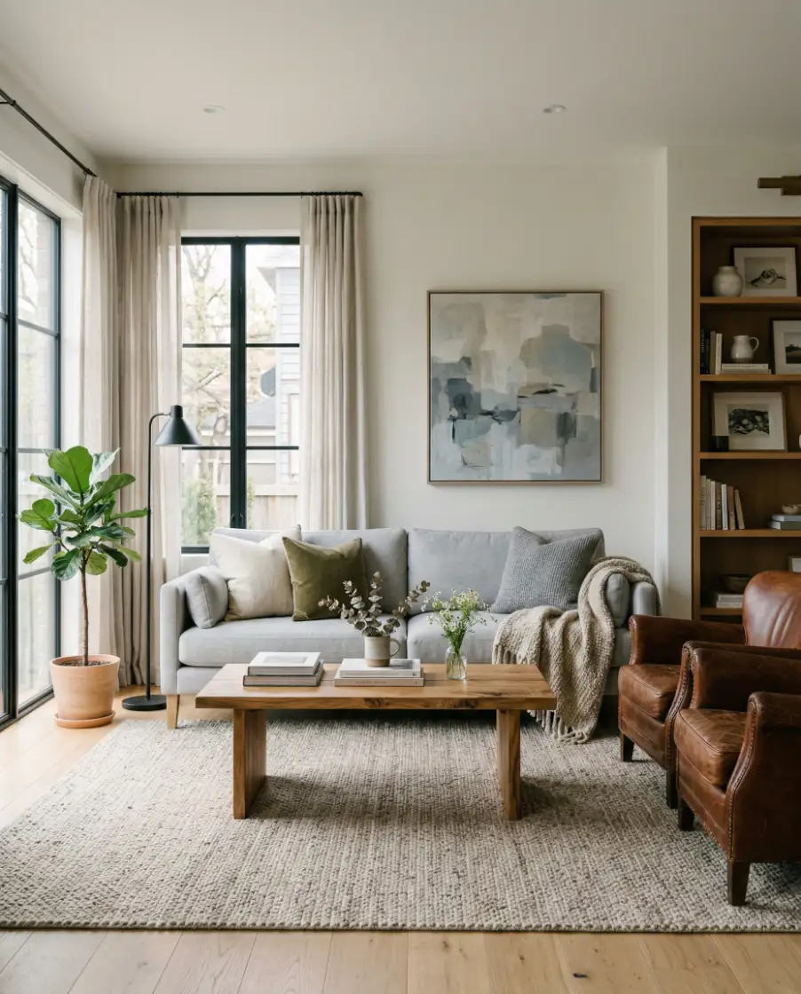 Grey and Brown Balanced Blend 1