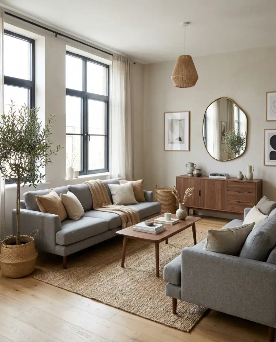 Grey and Brown Balanced Blend 2