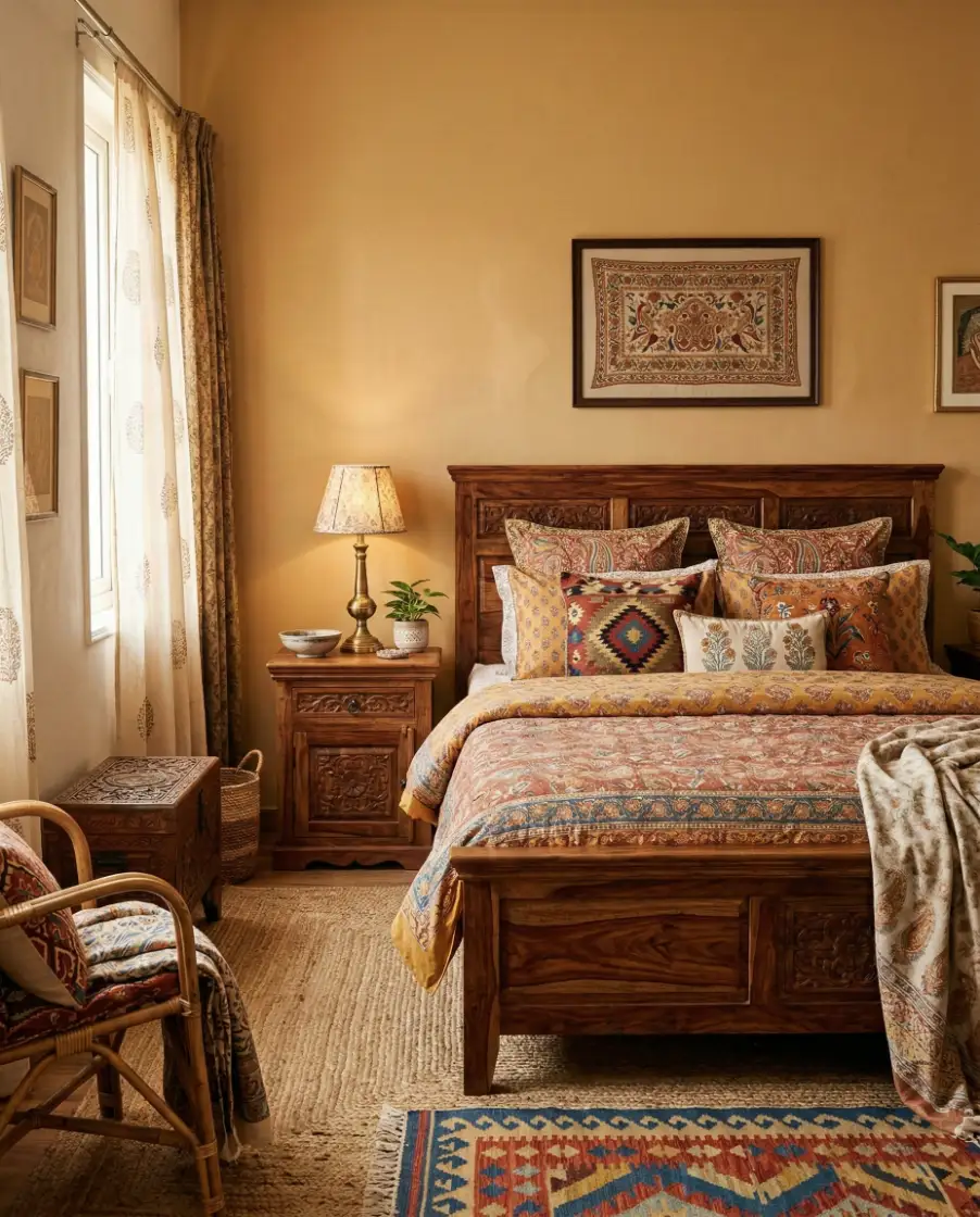 Indian Inspired Cozy Guest Suite 1