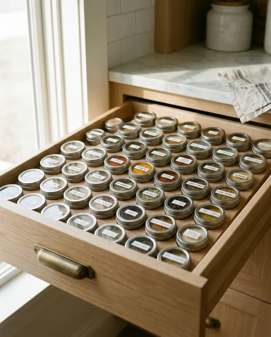 Indian Spice Drawer System 1
