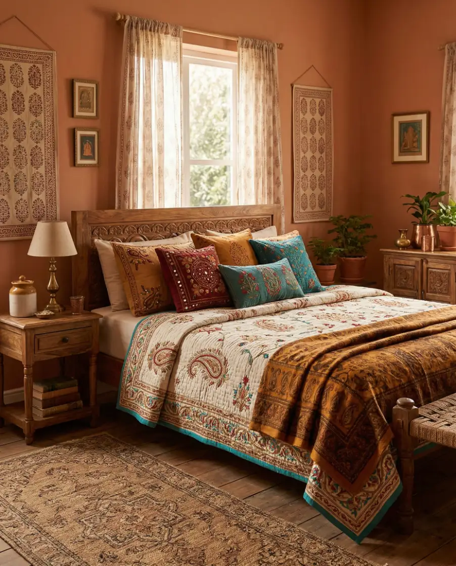 Indian Textile Guest Room 2