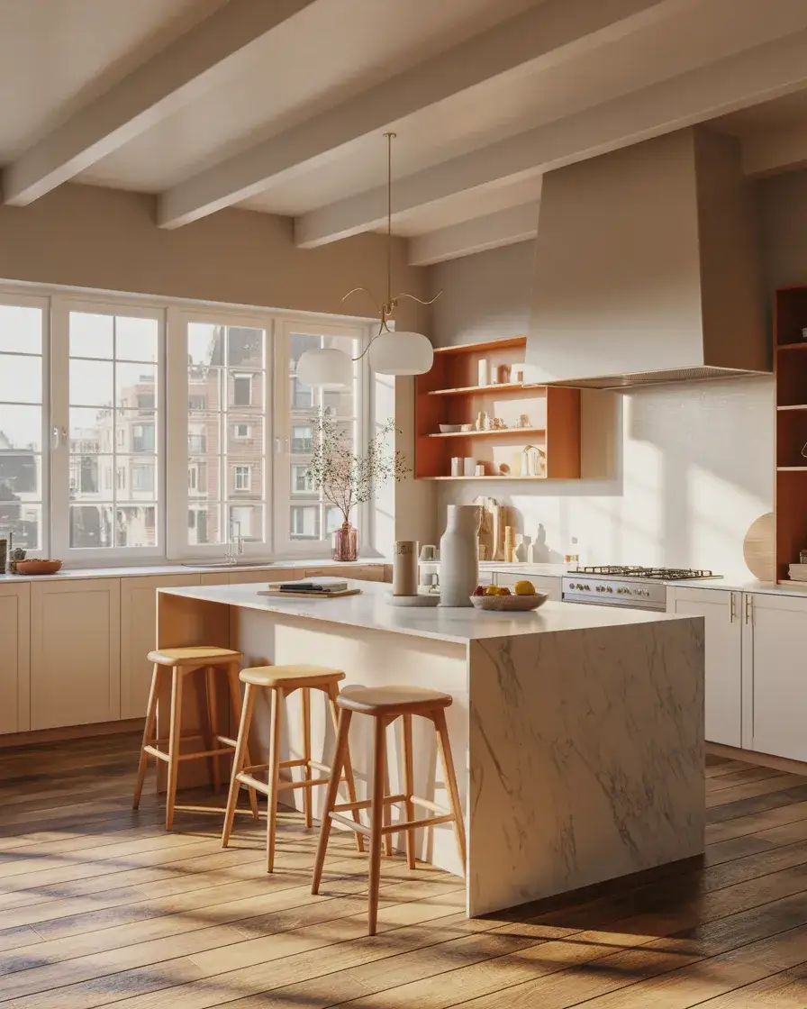 Island Kitchens with Natural Gathering Space 2