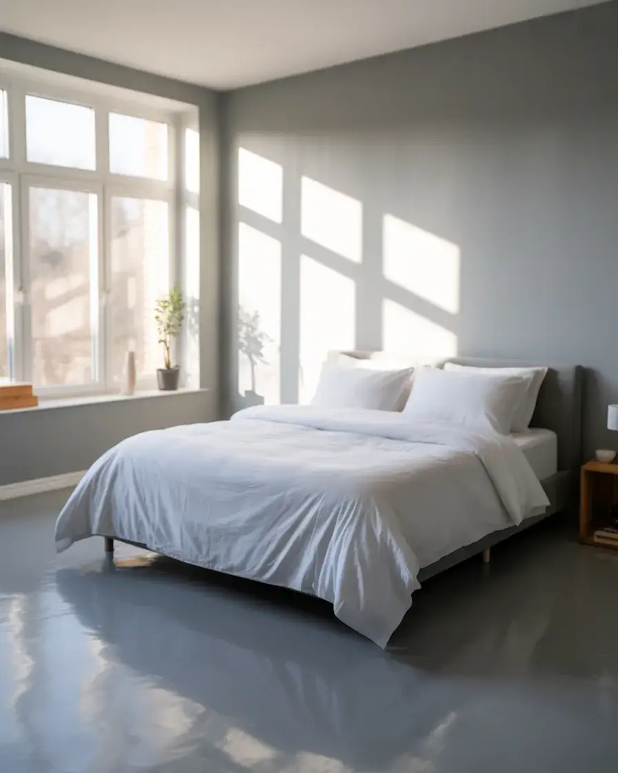 Light Grey for Small Bedrooms 1