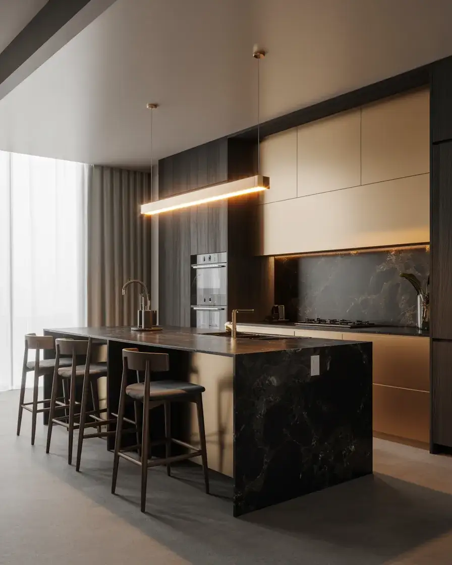 Luxury Statement Kitchens with Dramatic Details 2