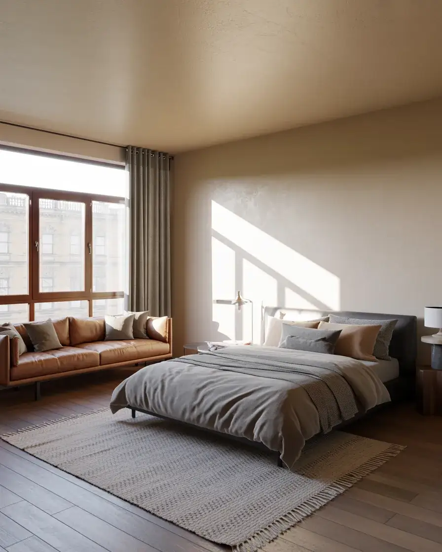 Masculine Loft Lounge Bedroom 2