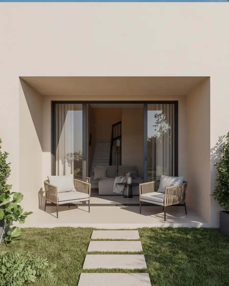 Mediterranean Courtyard Garden 1