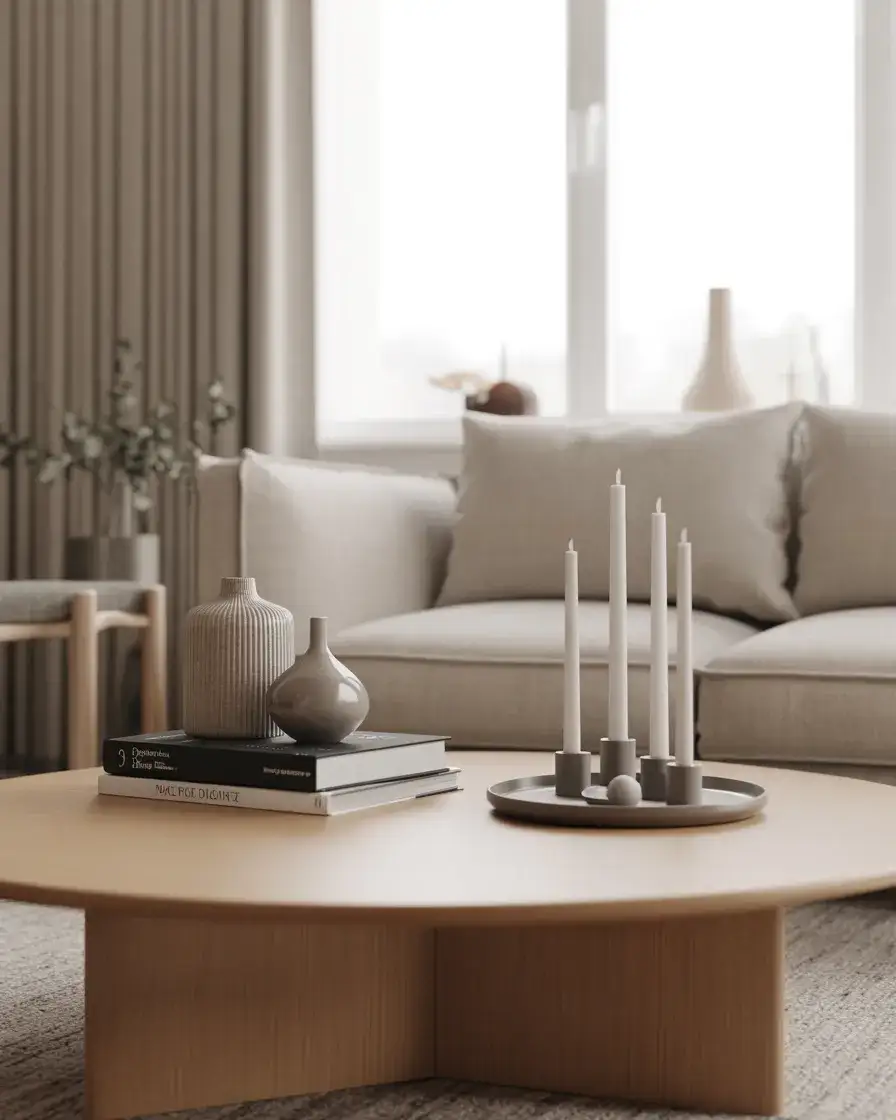 Minimalist Coffee Table Styling 1