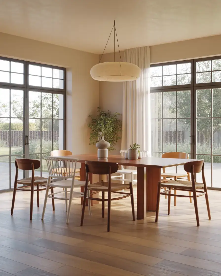 Mix-and-Match Dining Chairs for an Effortless Collected Look 1