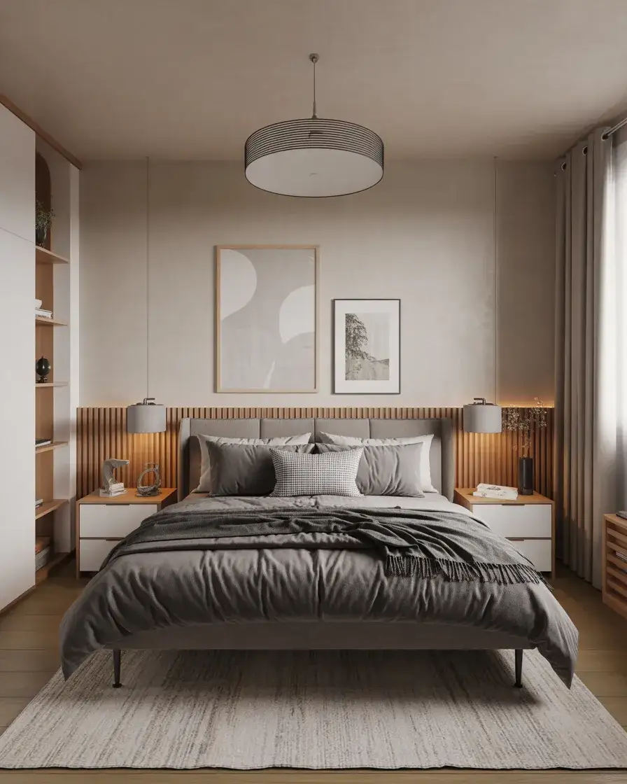 Modern Compact Bachelor Bedroom 2