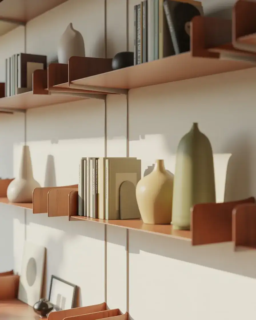 Modern Floating Shelves With Clean Lines 1