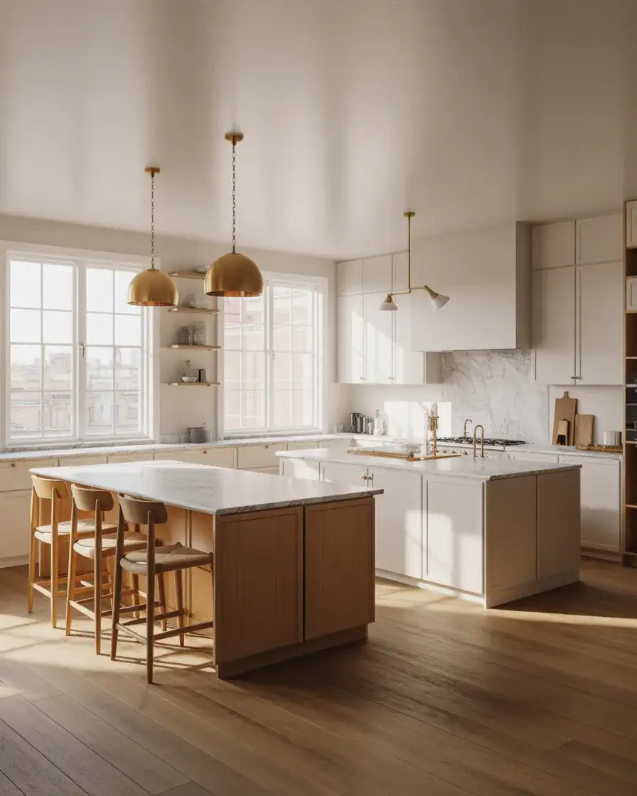 Modern Kitchens with Double Islands 2