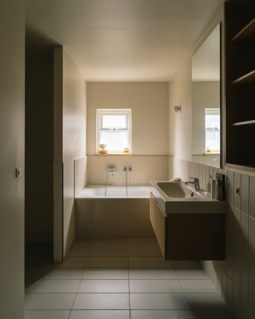 Modern Layout With a Compact Tub 2