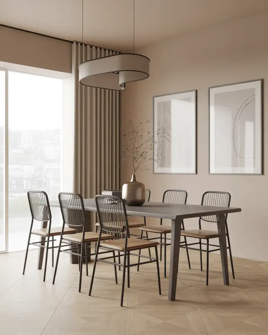 Modern Metal Dining Chairs for a Sleek Edge 2