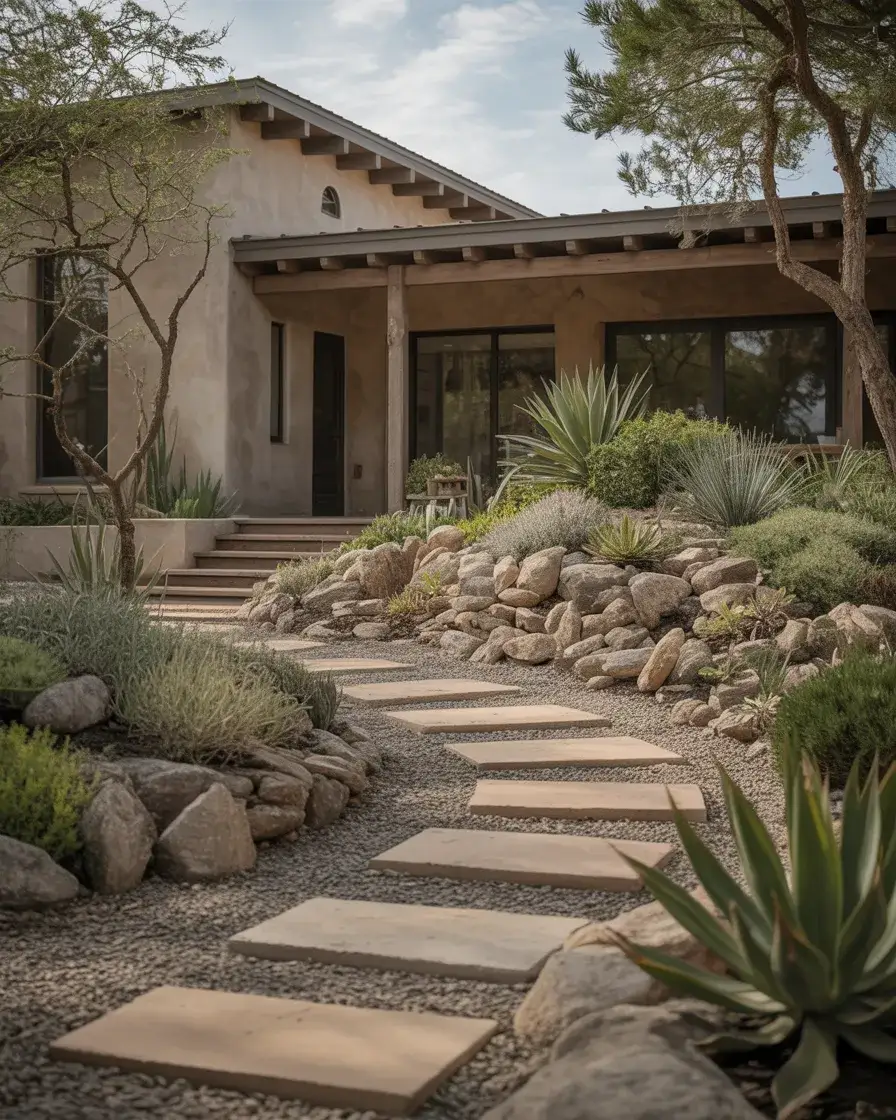 Natural Rock Garden for a Relaxed Landscape 1