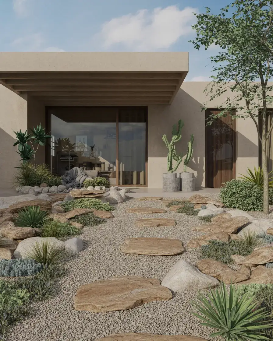 Natural Rock Garden for a Relaxed Landscape 2