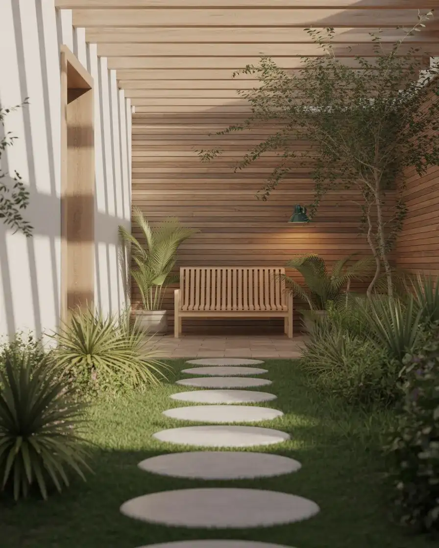 Natural Stone Garden Path Lounge 2